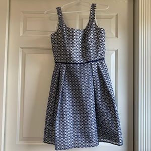 shoshanna patterned dress size 4
